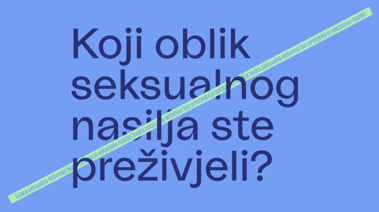 Pozivamo sve osobe koje su preživjele seksualno nasilje da ispune anketni upitnik